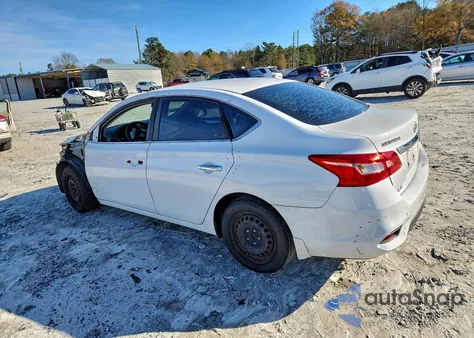 2016 Nissan Sentra S z USA, uszkodzony, nr VIN 3N1AB7AP7GY292901